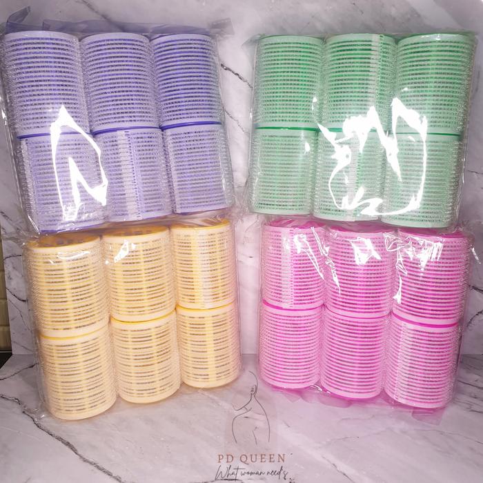 Gambar Roll Rambut Ukuram 5cm BESAR (ISI 6pcs) / Gulungan Rambut dari PDQueen undefined Tokopedia