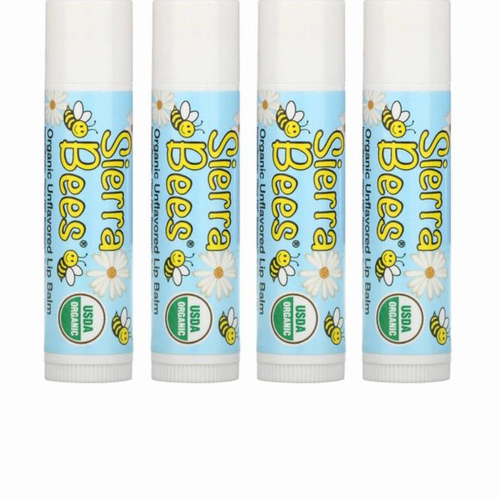 Gambar SIERRA BEES LIP BALM TANPA RASA ORGANIC D/ USA dari multivshop undefined Tokopedia