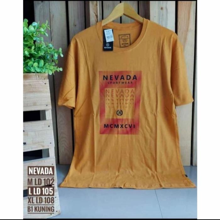 Gambar kaos nevada original matahari pria - Kuning, XL dari MODE-SUMBA45 undefined Tokopedia