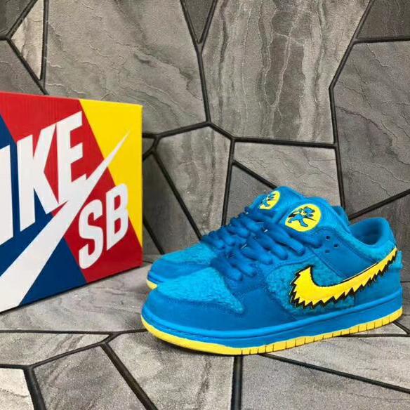 Blue Nike Grateful Dead Bear Shoes Jual Nike Sb Dunk Low Grateful