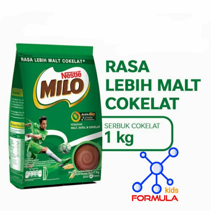 Gambar milo active go 1kg /susu bubuk coklat dari formula kids undefined Tokopedia