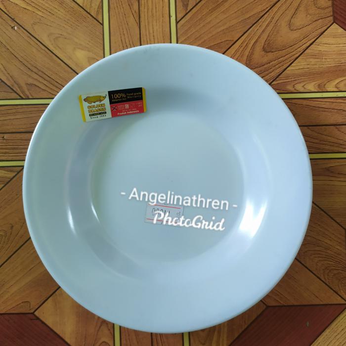 Gambar Piring Melamine 6 Inch Golden Dragon - Piring lauk Padang Melamine - Putih dari Angelinathren undefined 2 Tokopedia