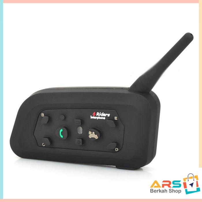 Jual Motorcycle Helmet Bluetooth Intercom Interphone Headset 1200