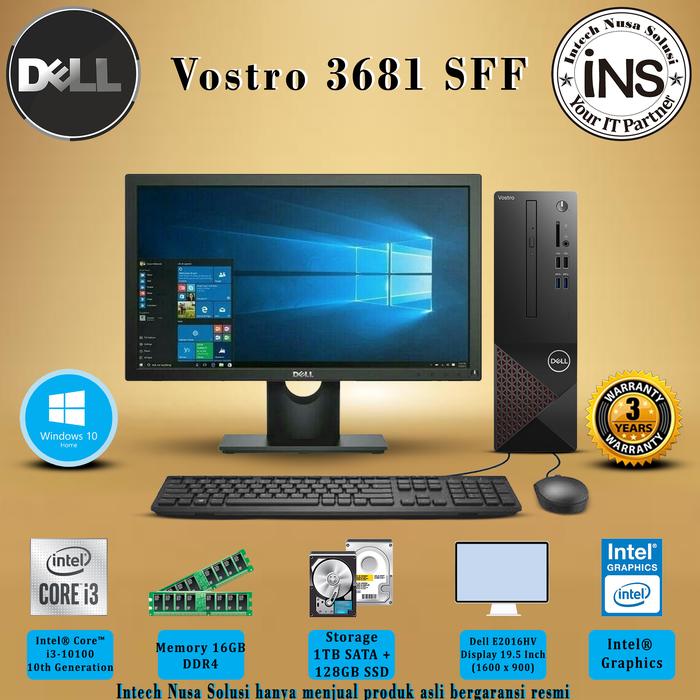 Windowsデスクトップ DELL Vostro3681 i5-10400/16GB/128GB/1TB