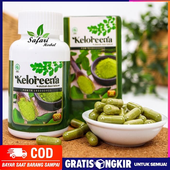 Gambar Keloreena Kapsul Ekstrak Daun kelor 100% Asli Sudah BPOM & HALAL - 50 KAPSUL dari Khal Herbal undefined Tokopedia