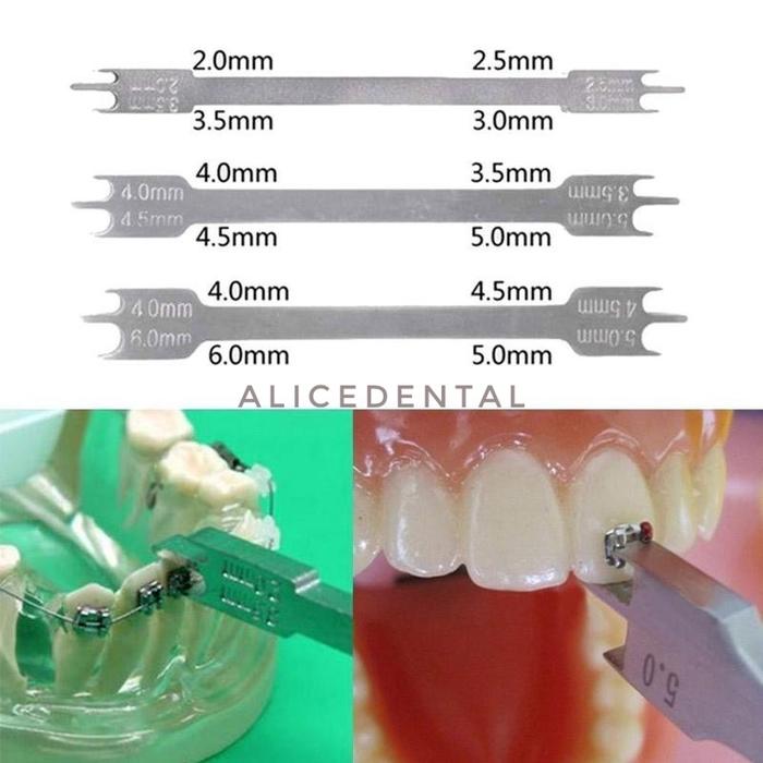 Bracket Height Orthodontic Brackets Orthodontic Bracket Height Gauge - Precision 3.5mm ...