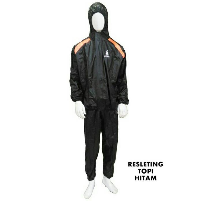 Gambar SAUNA SUIT / JAKET / BAJU SAUNA TEBAL PEMBAKAR LEMAK LIFTING + TOPI - Hitam, S dari MPL SPORTS & MUSIC undefined Tokopedia