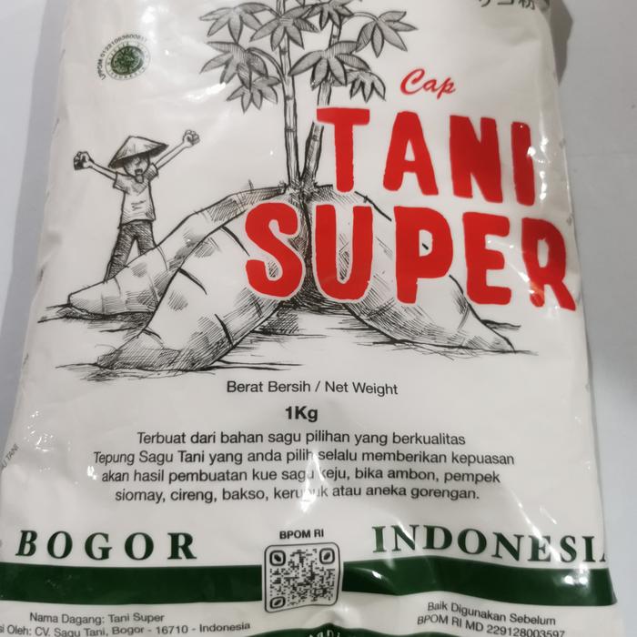 Gambar Tepung Sagu Tani SUPER kemasan 1kg dari Freshfood Surabaya undefined Tokopedia
