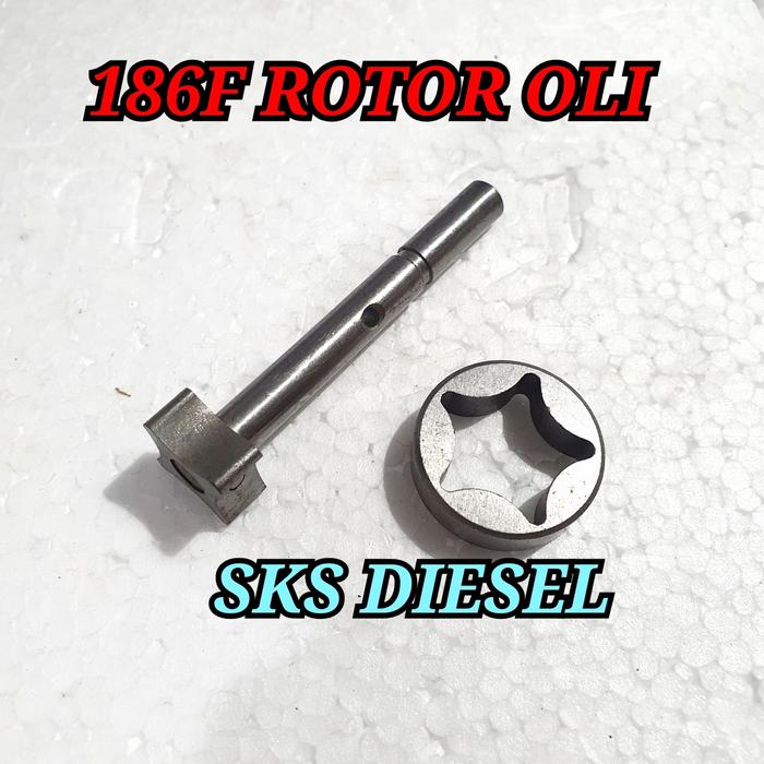 Gambar 186F 186FA Rotor Pompa Oli Mesin Diesel Genset Silent Kipor Krisbow dari SKS DIESEL NEW undefined Tokopedia