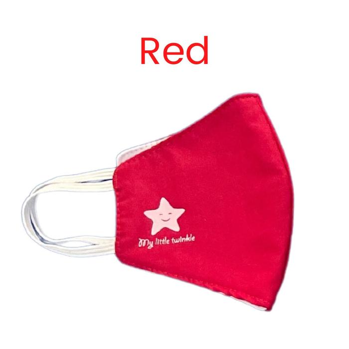 Gambar Mylittletwinkle Healthcare Masker Kain Anak usia 8 sd 12 tahun (M) - Merah dari Mylittletwinkle Healthcare (GLOVEO) undefined Tokopedia