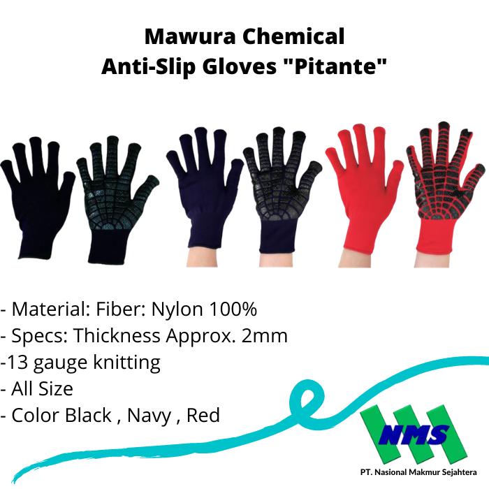 Gambar TRUSCO 384-4986 Anti-Slip Gloves "Pitante" - Hitam dari nmstools undefined Tokopedia
