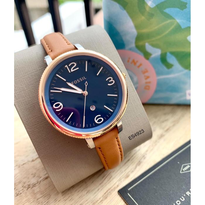 Jual Fossil ES4923 leather watch - Kota 