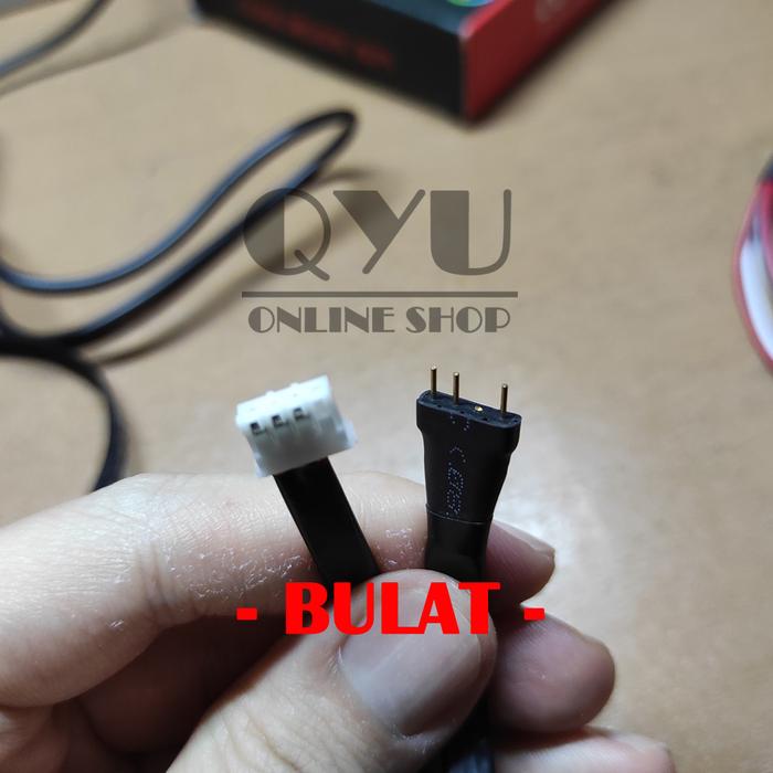 Gambar Converter LED ARGB 3 pin to 4 pin (socket Controller FAN RGB Case PC) - bulat dari QYU Online Shop undefined Tokopedia