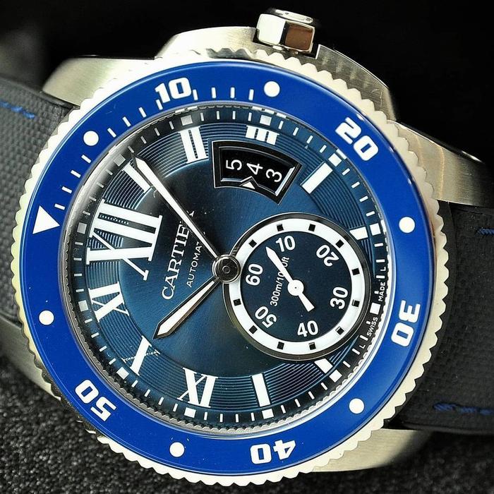 Jual Cartier Diver Calibre Blue. 42mm 
