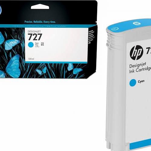 Jual tinta cartridge hp 727 black + 727 colour original Designjet for T920  - Cyan 130ml - Jakarta Barat - baby shop__ll | Tokopedia