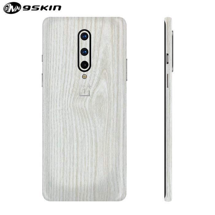 Gambar 9Skin - Premium Skin Protector for OnePlus 8 - 3M Wood Textures - White Wood, Back Only dari 9SKIN Premium undefined Tokopedia