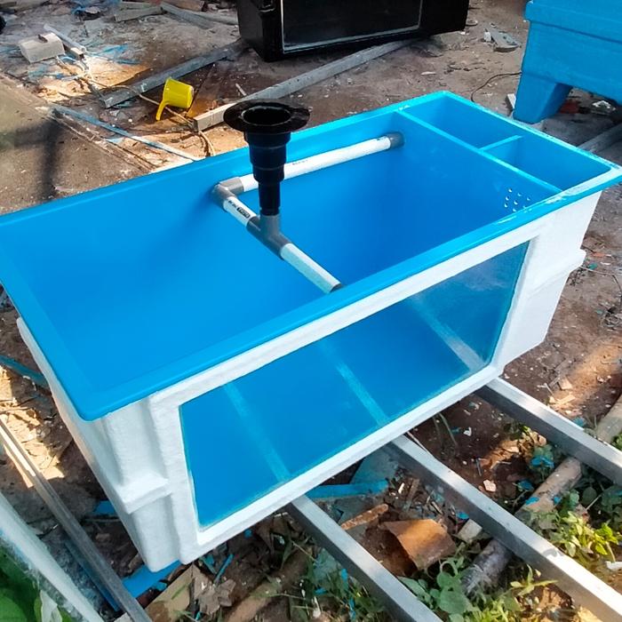 Gambar kolam aquarium fiber - Biru dari PT HAIKAL MULTI KREATIF undefined Tokopedia