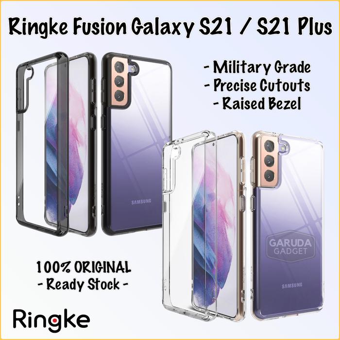 Jual Case Samsung Galaxy S21 S21+ Plus Ringke Fusion Soft Casing - Main Image