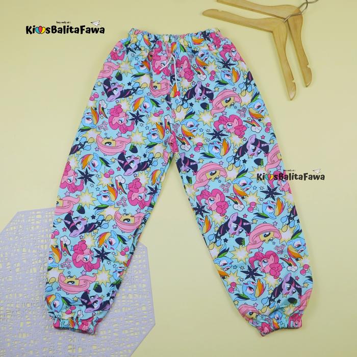 Gambar (Anak Perempuan) Jogger Karakter uk 1-12 tahun / ADEM Celana Panjang - 10-12 tahun, Poly dari Kios Balita Fawa undefined Tokopedia