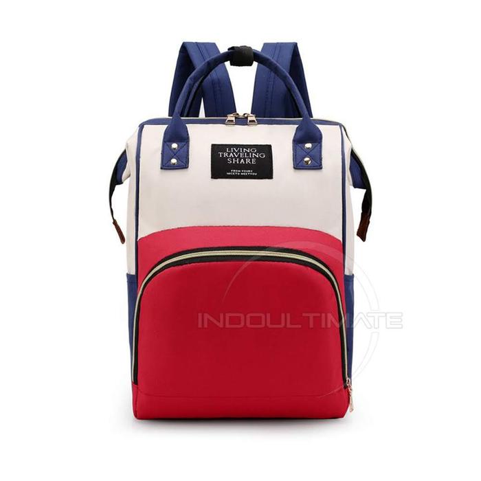 Gambar Tas Bayi Diaper Bag Tas Perlengkapan Bayi Mommy Bag Tas Popok CC-799 - RED-WHITE dari Baby Honey Bee undefined Tokopedia