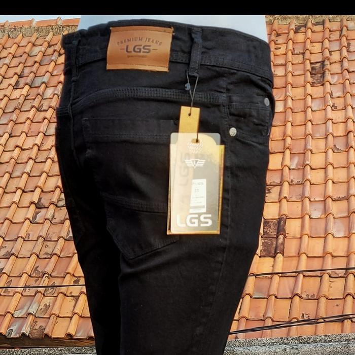 CELANA SOFT JEANS PRIA FASHION HITAM 