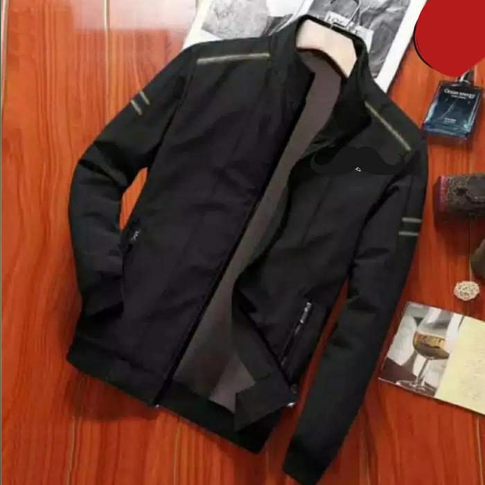 Gambar jaket pria,jaket katun - Hitam, S dari GARASI_JACKET undefined Tokopedia