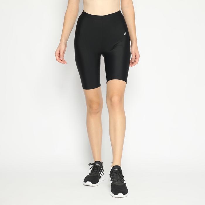Gambar Lee Vierra - Legging Basic Short, Celana Legging Pendek Nylon Wanita - Black, S dari leevierractive undefined Tokopedia