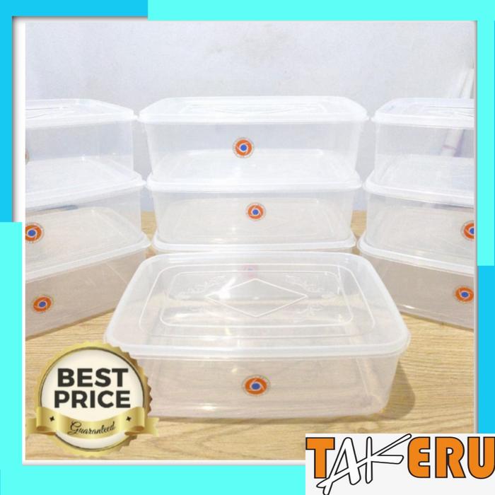 Gambar Kotak Donat Kotak Hewan Sealbox/Sealpack Toples Makanan 3500 Ml - Transparant, 1800Ml dari TAKERU STORE undefined Tokopedia