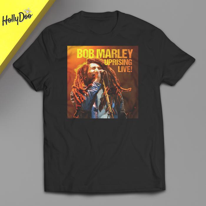 Gambar Kaos Bob Marley Uprising Live - S dari HollyDoo undefined Tokopedia