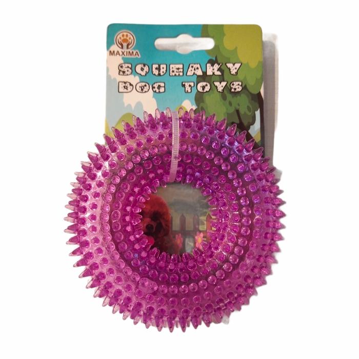 Gambar Squeaky Donut Dog Toy - Mainan gigitan bunyi Anjing Pet Dog Toy - Ungu, S dari Puppi Qube Store undefined Tokopedia