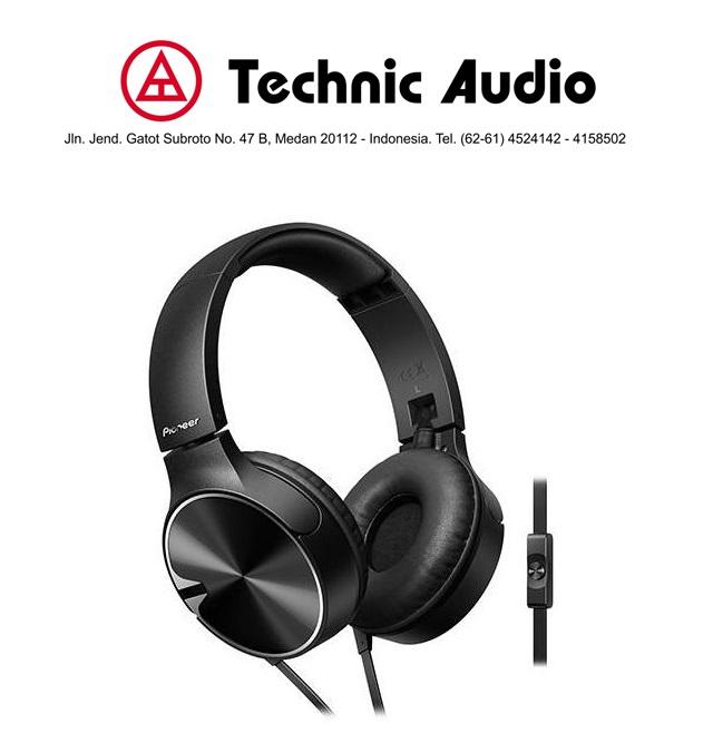 Gambar Pioneer SE-MJ722T Over-Ear Headphone - Hitam dari Technic Audio Medan undefined Tokopedia
