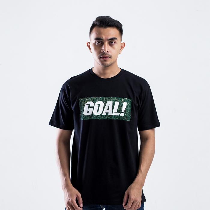 Gambar HOOLIGANS T-Shirt Goal Grass Black - S dari Hooligans undefined Tokopedia