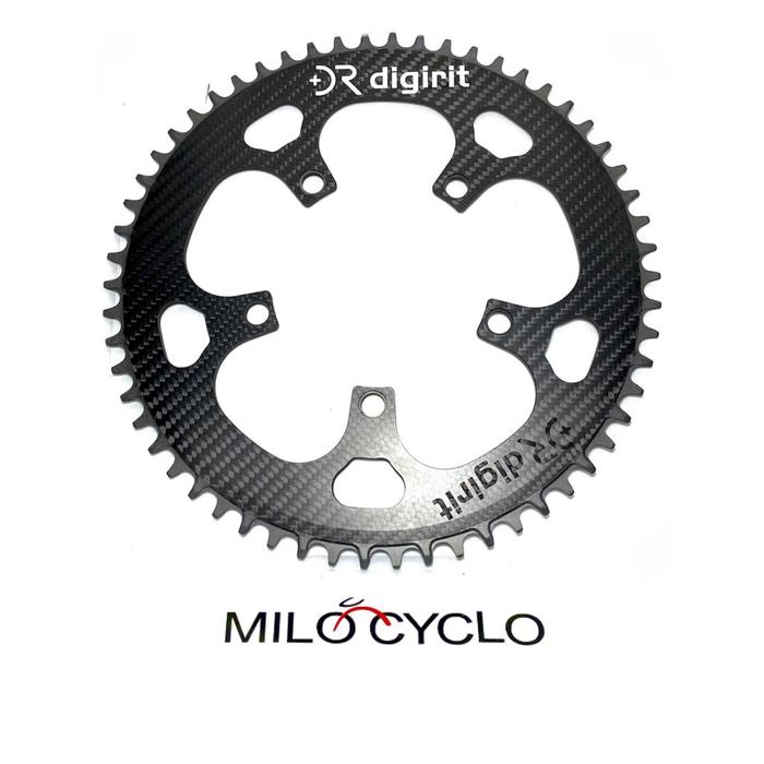 DigiritCarbon Chainring 謂う 58T (ディジリット58ギヤ