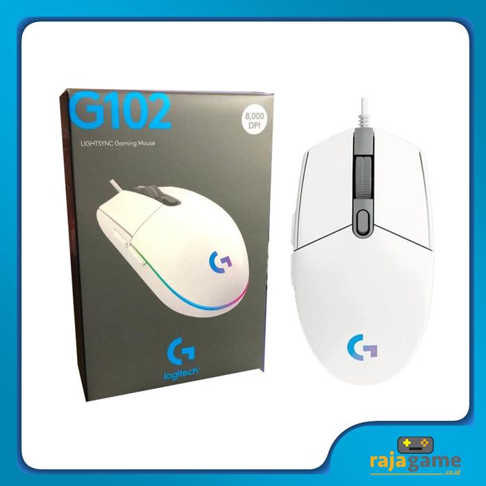 Gambar Logitech G102 Lightsync Gaming Mouse - Putih dari Rajagame Indonesia undefined Tokopedia