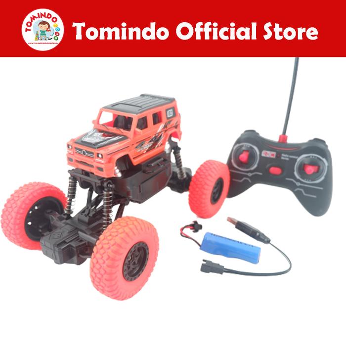 Gambar Tomindo RC ROCK CRAWLER HT106 mobil remote control remot kontrol - Orange dari TOMINDO undefined Tokopedia
