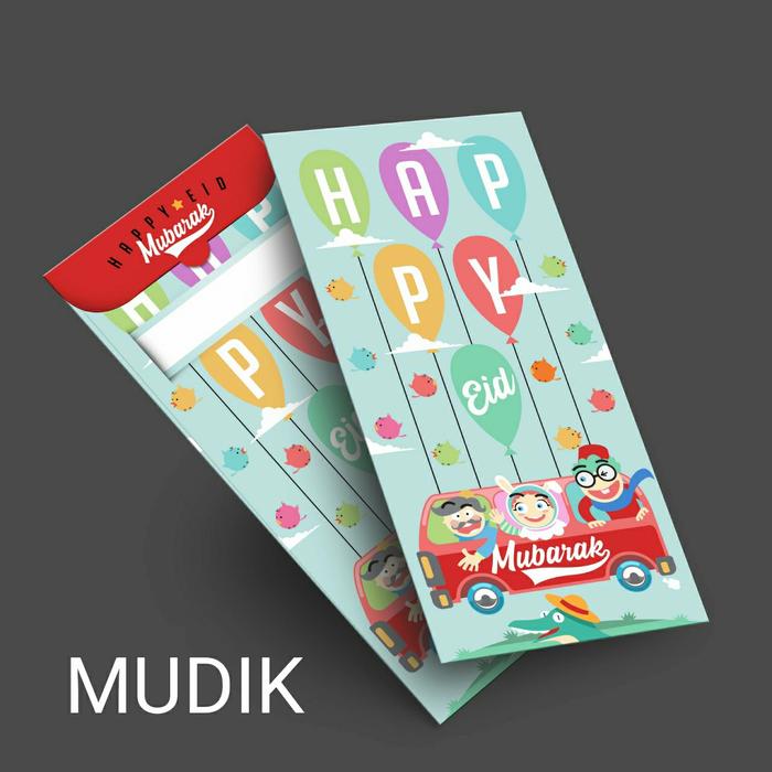 Gambar amplop lebaran | angpao | idul fitri | murah | lucu | unik - MUDIK dari Tat Tet Tot undefined Tokopedia