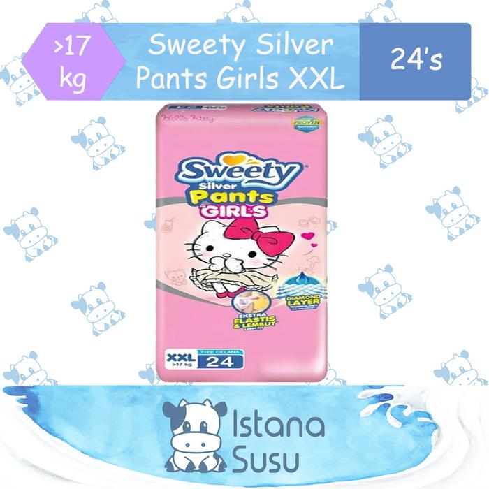 Sweety Silver Pants Girls