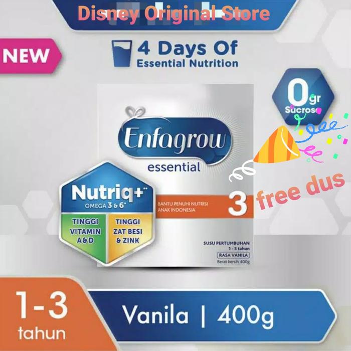 Gambar enfagrow essential 3 400 gram kemasan kecil dari Disney Original Grosir undefined Tokopedia