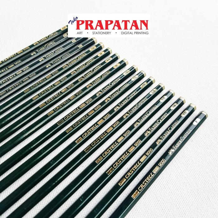 Gambar Pensil Faber Castell (6H 5H 4H 3H 2H H F HB B 2B 3B 4B 5B 6B 7B 8B) - 6H dari Toko Prapatan_NEW undefined Tokopedia