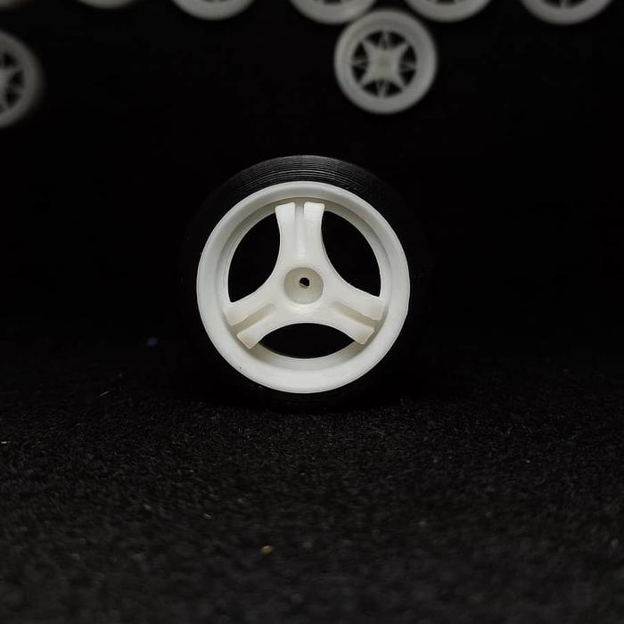 Gambar Velg Ban Drift WPL D12 PNP HEX - 3Spoke, lebar 19mm dari FZTKid undefined Tokopedia