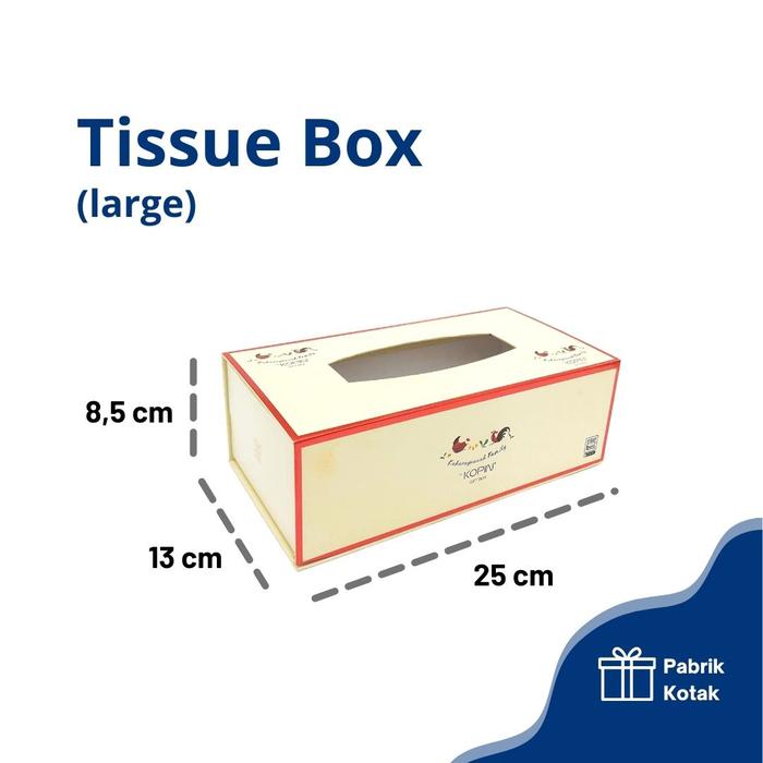 Gambar Tissue Box KOPIN Large dari Pabrik Kotak undefined Tokopedia