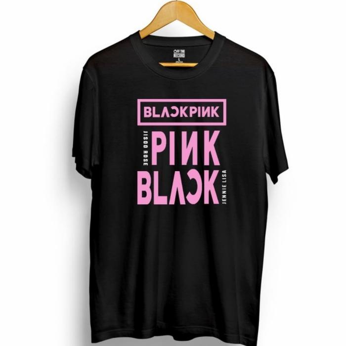 Jual BAJU KAOS BLACKPINK BLACK PINK 