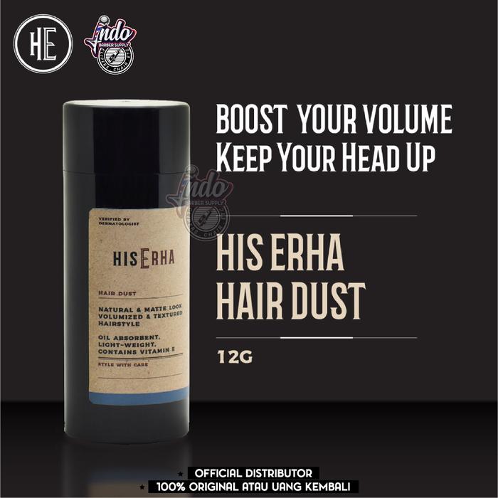 Jual HIS ERHA Hair Dust / HAIR POWDER / powder clay 12 gram Jakarta