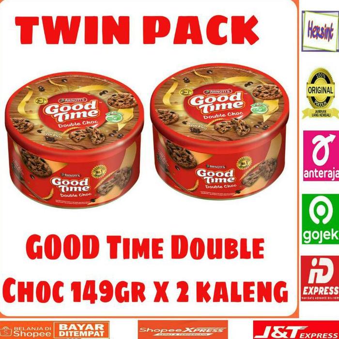 Gambar Termurah GOOD TIME KALENG Double Choc 149gr X 2 KALENG dari Cempaka Jati undefined Tokopedia