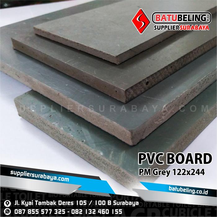 Gambar PVC Board IDT 10 mm Grey 122 x 244cm Denisity 7.5 - Grey dari Suplier Surabaya undefined Tokopedia