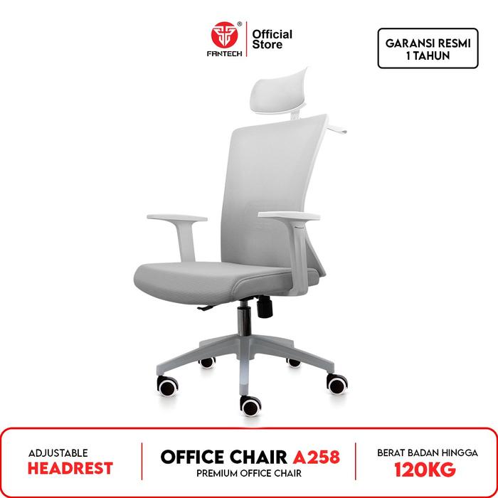 Gambar FANTECH OFFICE CHAIR OCA258 PREMIUM GAMING CHAIR - KURSI KANTOR - Putih dari distributorkomputer undefined Tokopedia