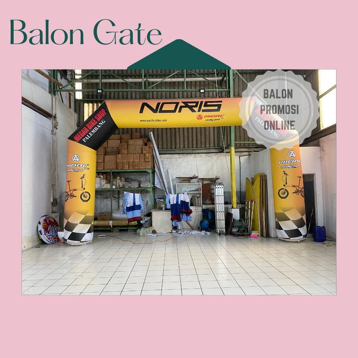 Jual Balon Gate 5x8m Tarpaulin | Balon Gapura | Balon Start Finish ...
