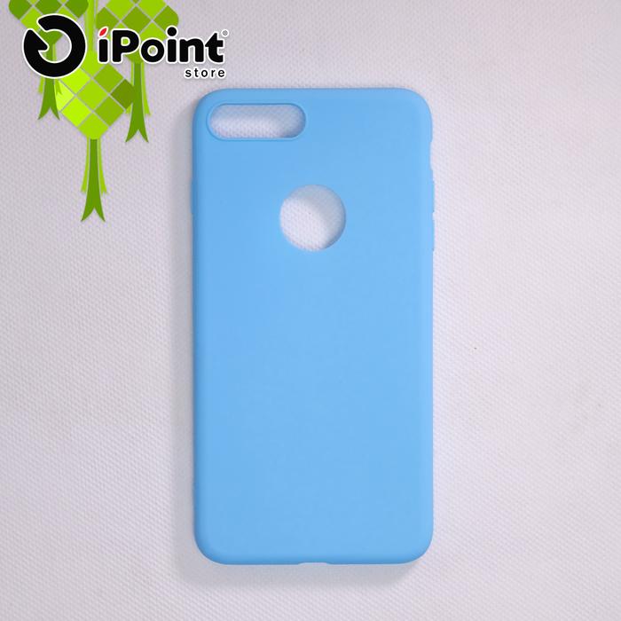 Gambar Case Silikon Tipis iPhone 7Plus / 8Plus - Biru Muda dari Republik iOS undefined Tokopedia