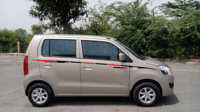 Gambar Sticker Aksesoris Stripe Mobil Suzuki Karimun Wagon R 06 - Hitam Merah dari Diskon Termurah Sticker Shop undefined Tokopedia