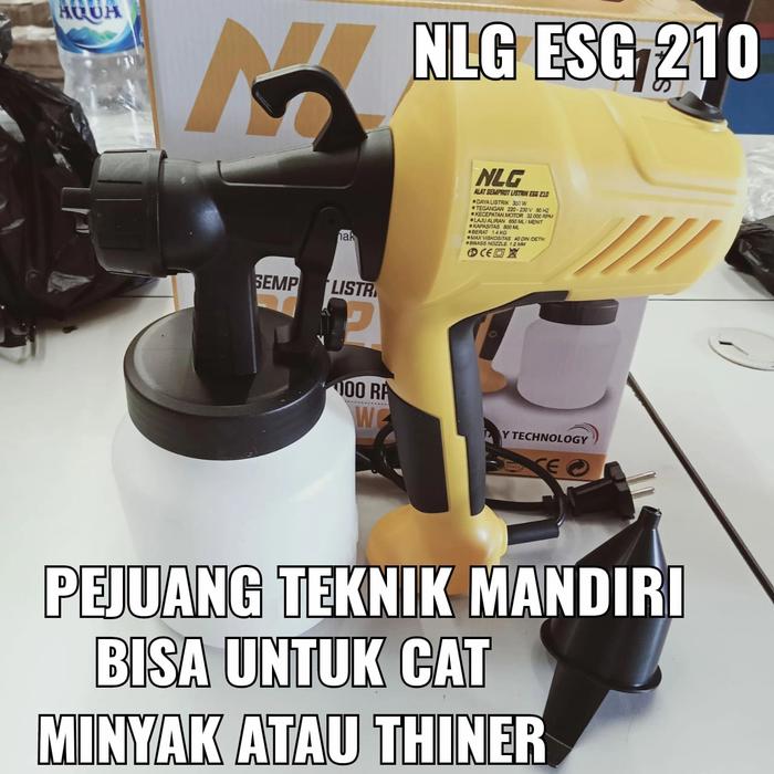 Gambar SPRAY GUN ELECTRIC NLG ESG 110 / ALAT SEMPROT CAT ELEKTRIK NLG ESG 110 - NLG ESG 210 dari PEJUANG TEKNIK MANDIRI undefined Tokopedia